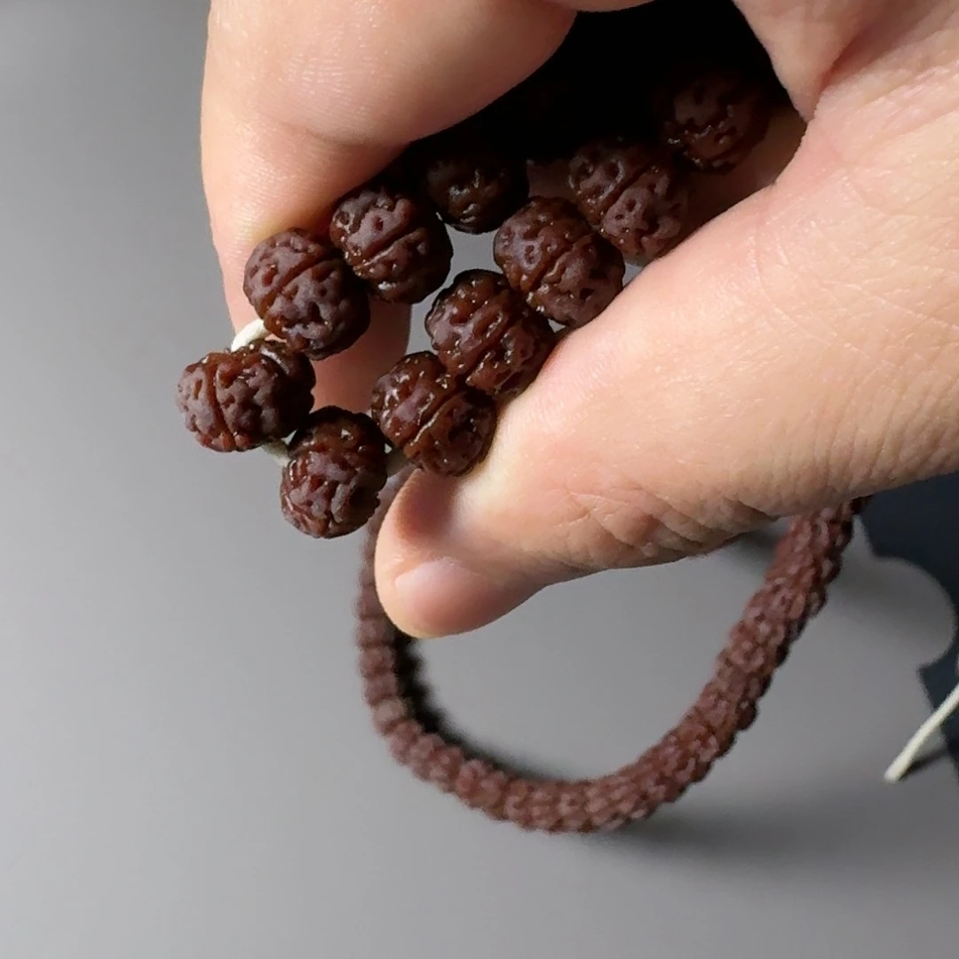 金刚菩提吊坠勿里达老树王酒红紫红皮