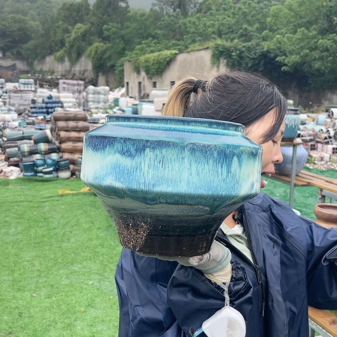 紫砂花盆王嫂花盆0611-231高20口20