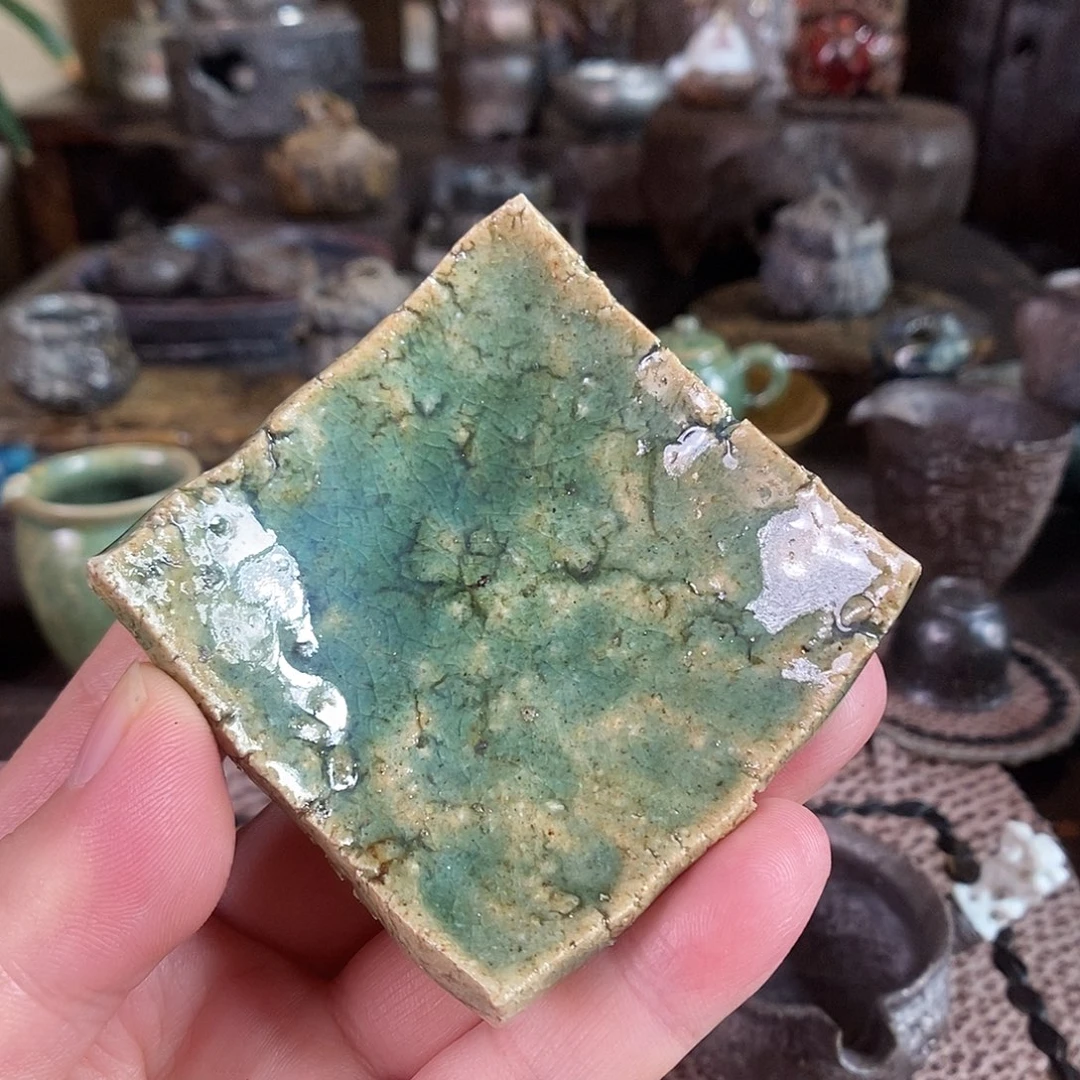 手工制作柴烧茶具