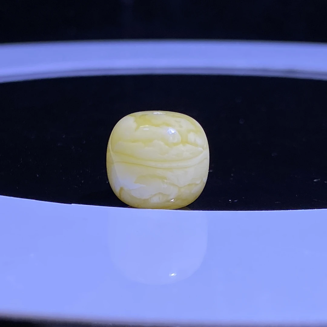 蜜蜡虎皮纹浓蜡精工老型单珠13.2mm