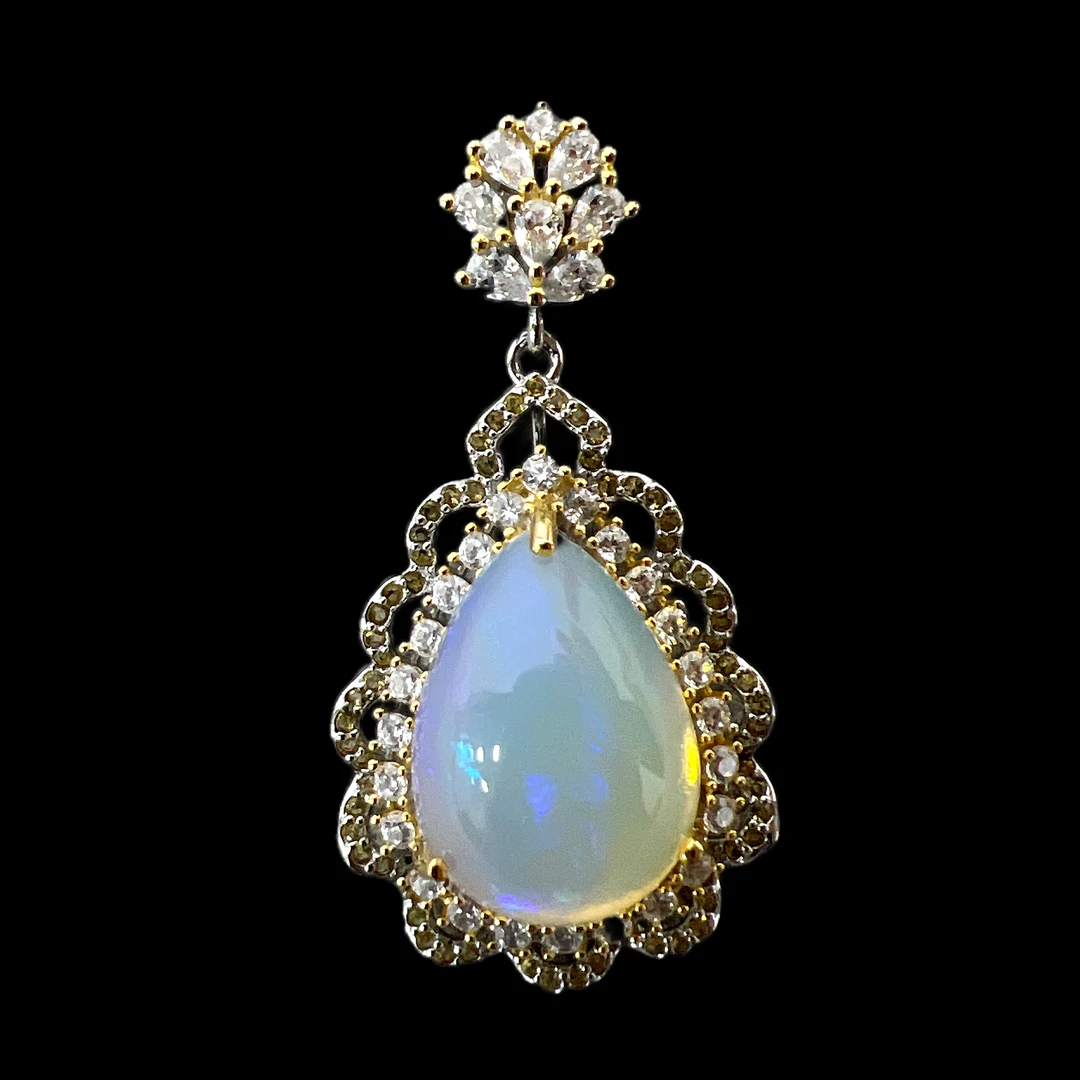 F0322欧泊吊坠孤品，