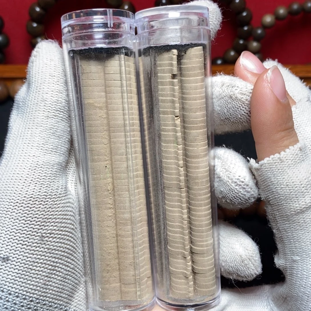 檀香木其他老山檀香 无粘粉 祥云香片 俩盒