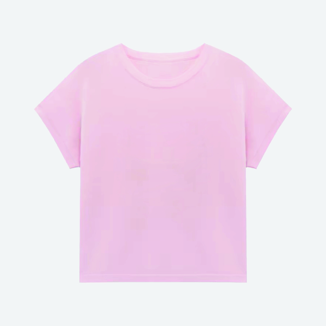 【老板娘夏天】落肩款抗菌防螨防蚊天丝香薰精油短袖针织衫女