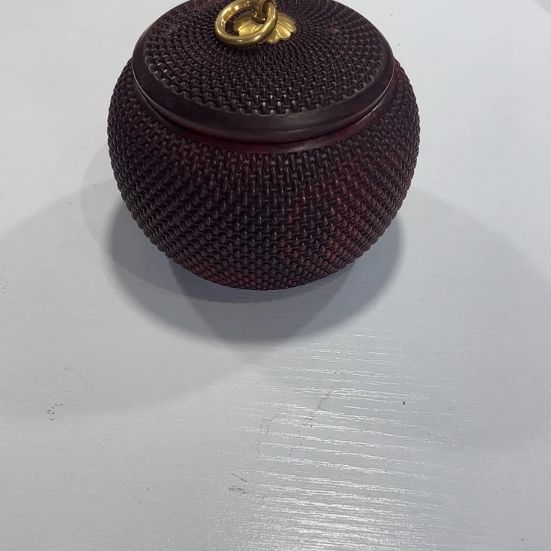风车木（黑檀木）红木底座精雕工艺品