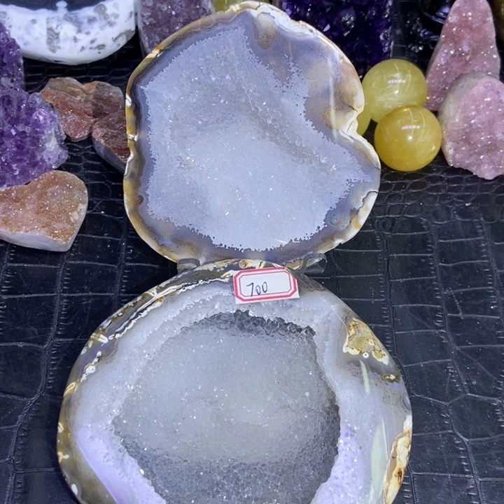 未镶嵌珠宝半成品水晶聚宝盆