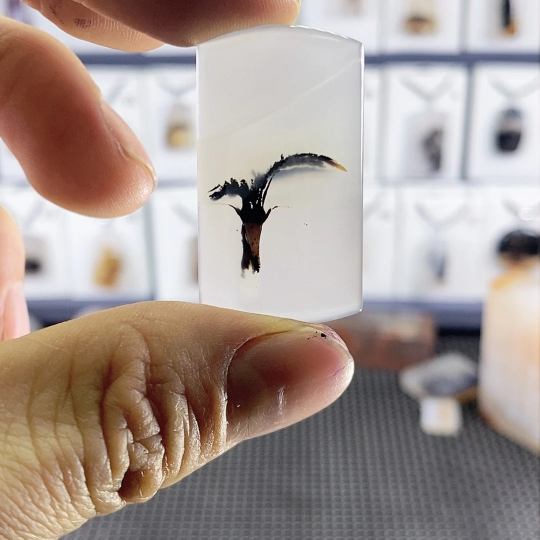 玛瑙/玉髓珠宝奇石未镶嵌浪*涯