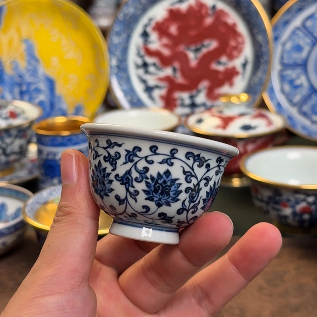纯手工手绘陶瓷茶具