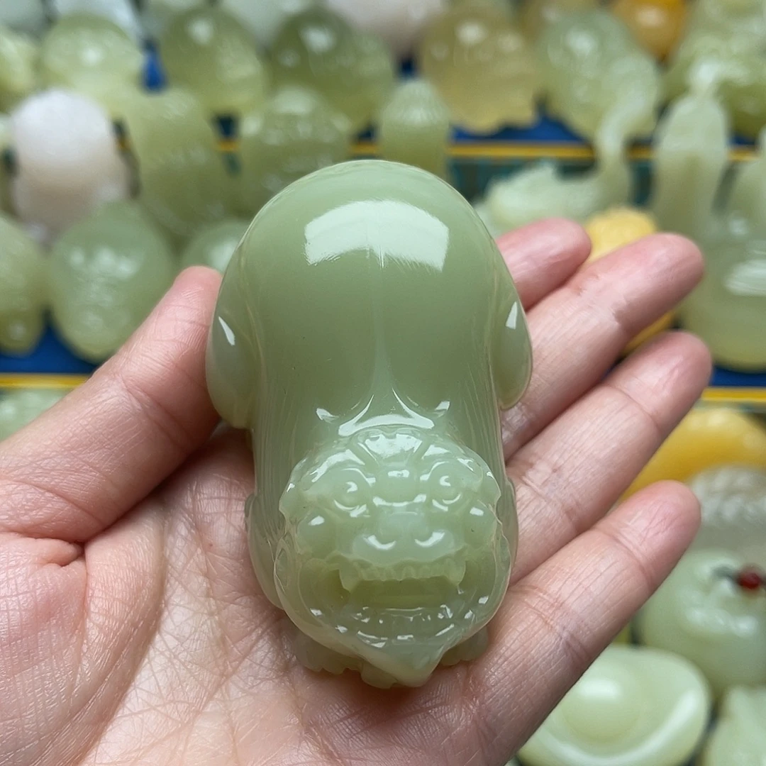 玉天然桌面小摆件