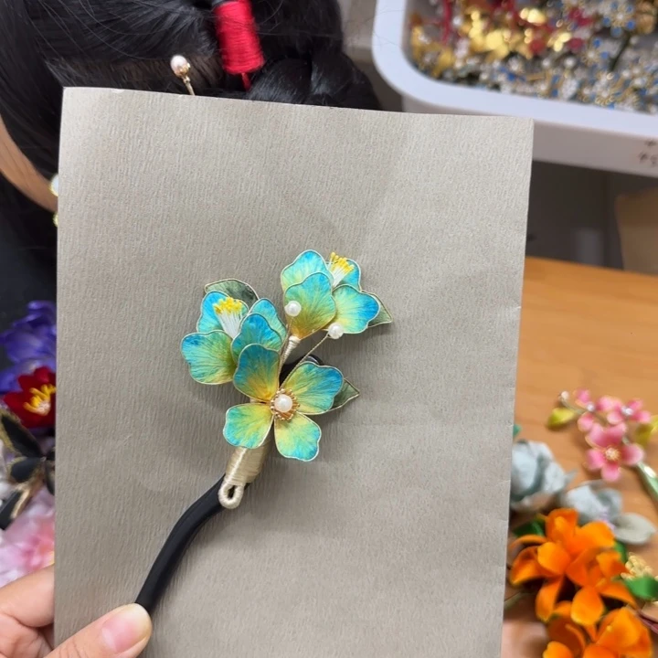 仿珍珠铁合金绒花现货