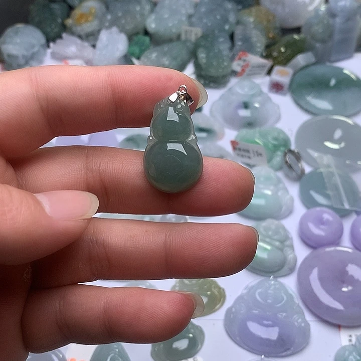翡翠未镶嵌颈饰天然翡翠
