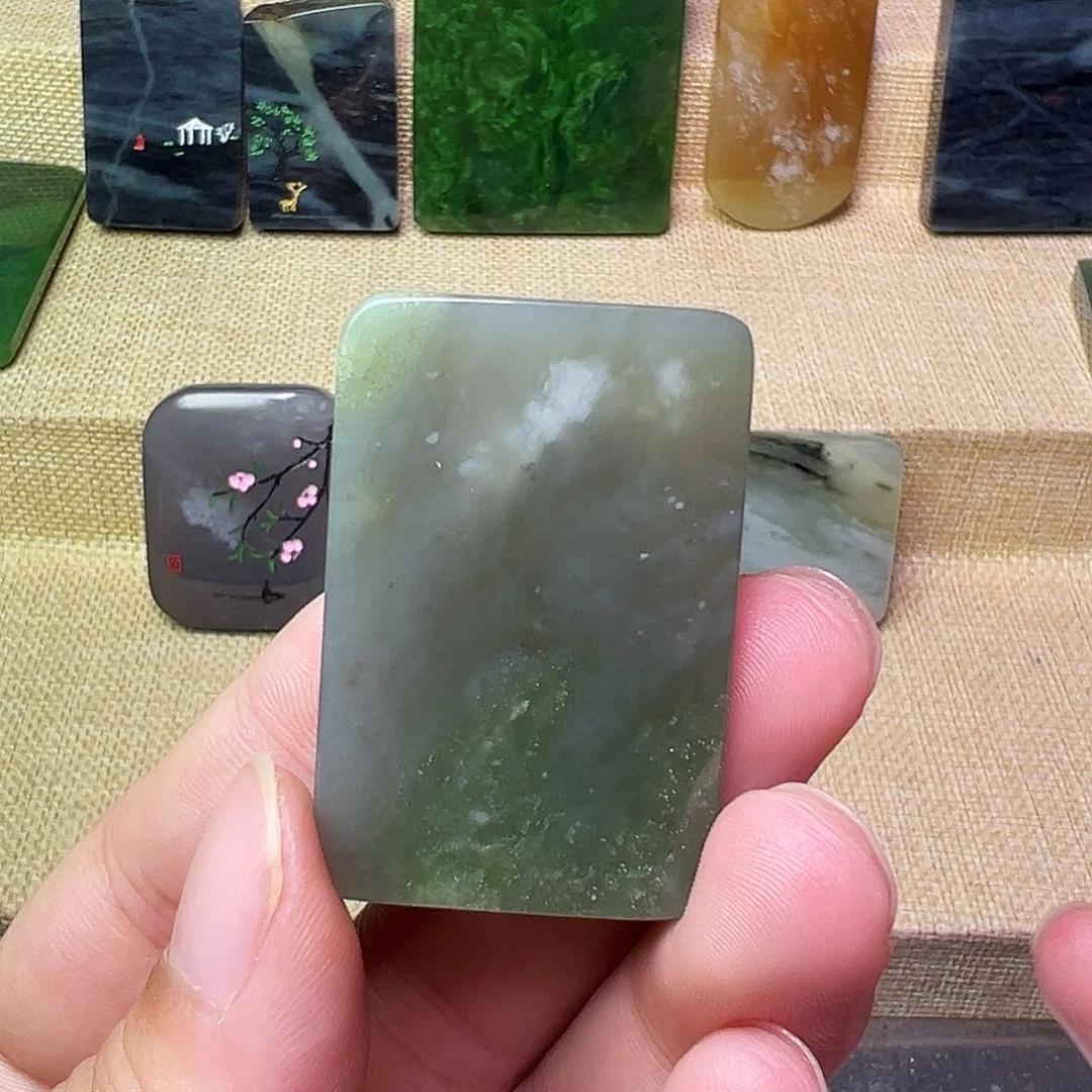 和田玉珠宝半成品未镶嵌