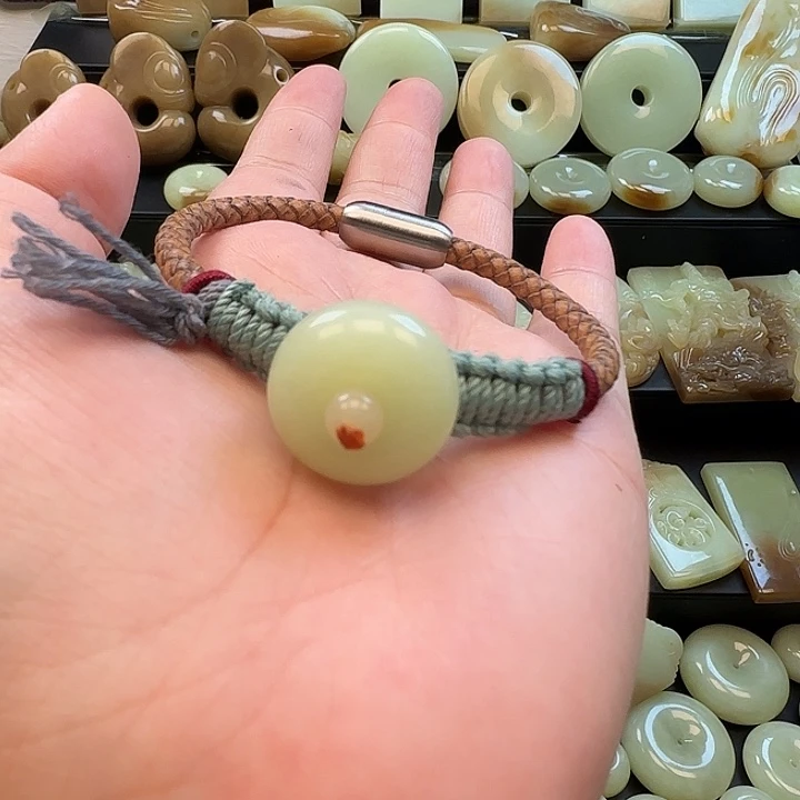 和田玉未镶嵌套链