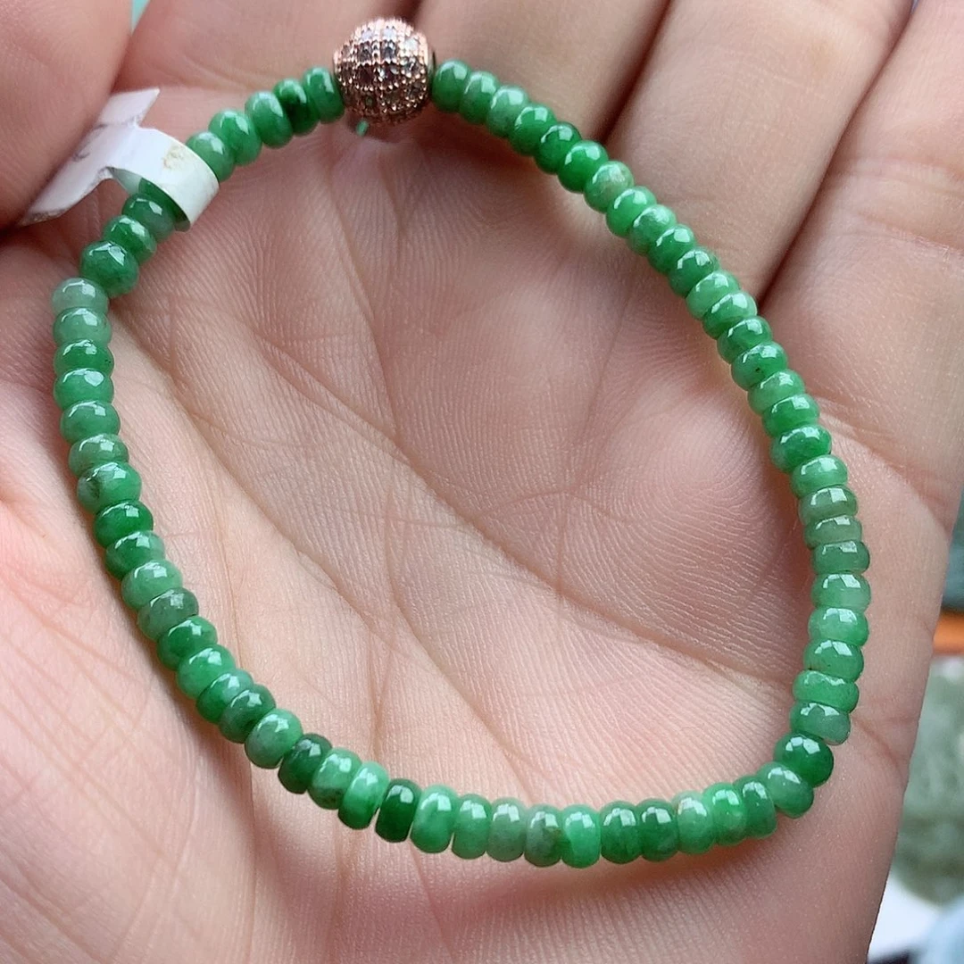 未镶嵌手链翡翠手串