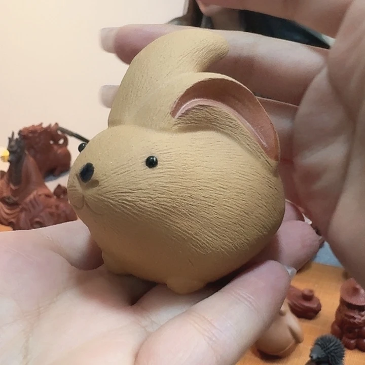 紫砂茶宠兔子茶宠