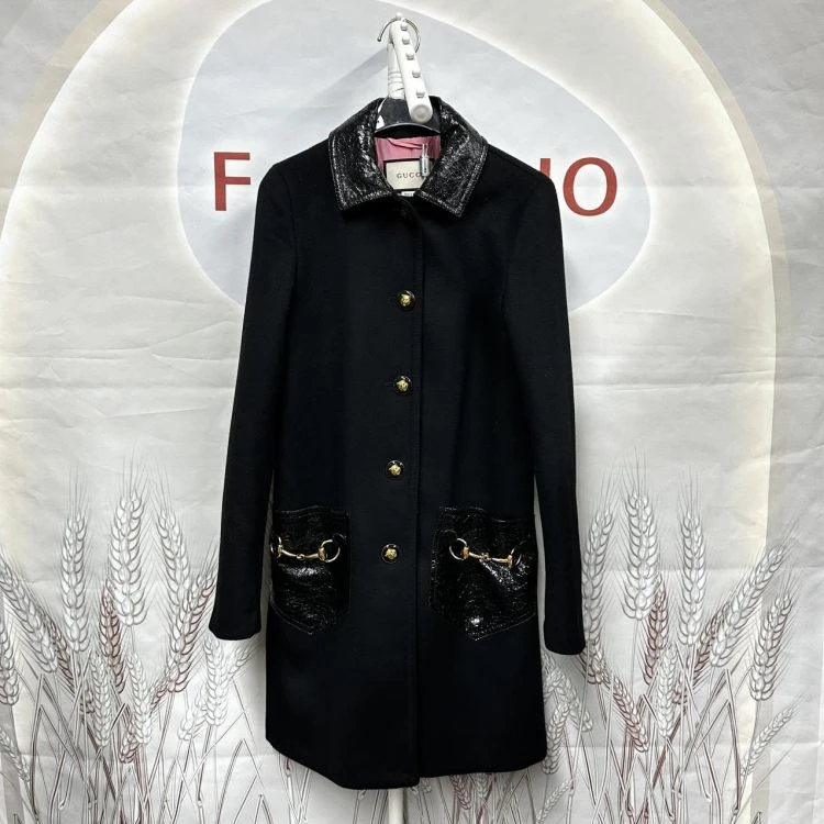 一件八折/古驰/大衣/95新/丝缎、羊毛、亮片/[251109MY]