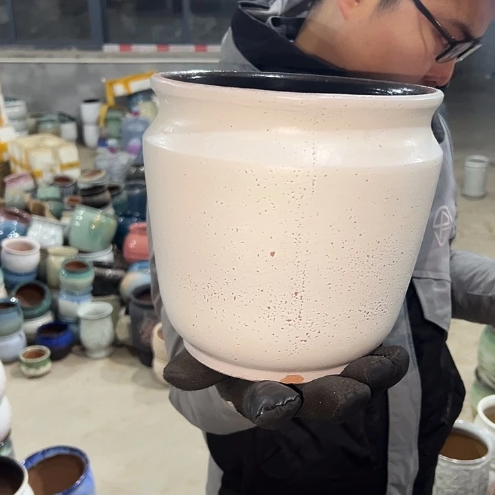 微瑕盐酥鸡啦啊花盆