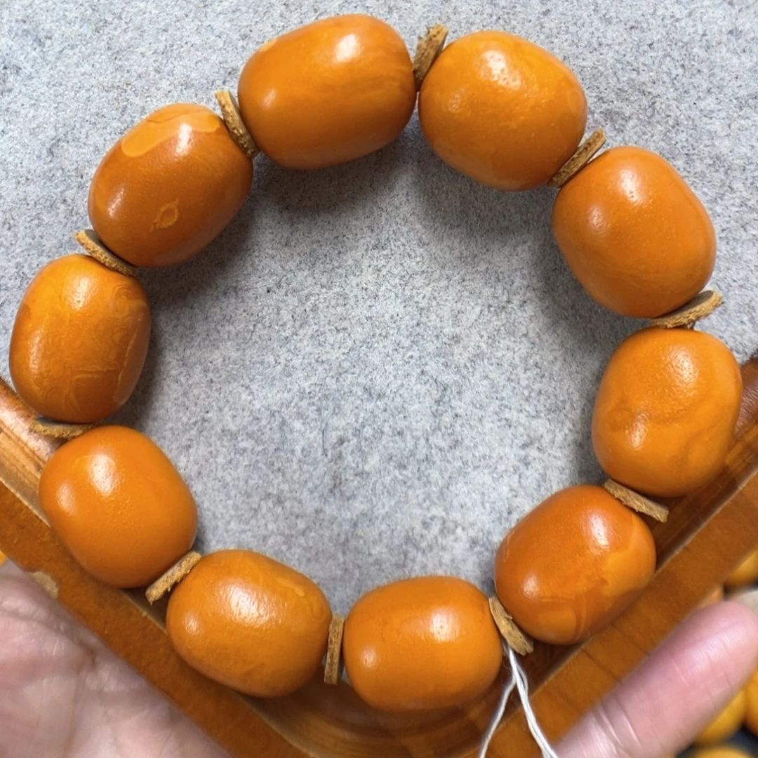 蜜蜡手串未镶嵌蜜蜡