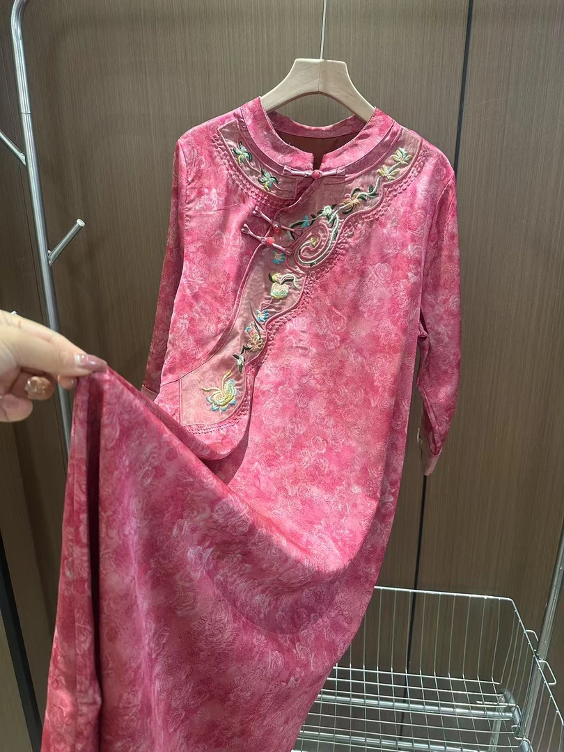 牡丹-新中式国风时尚气质百搭连衣裙