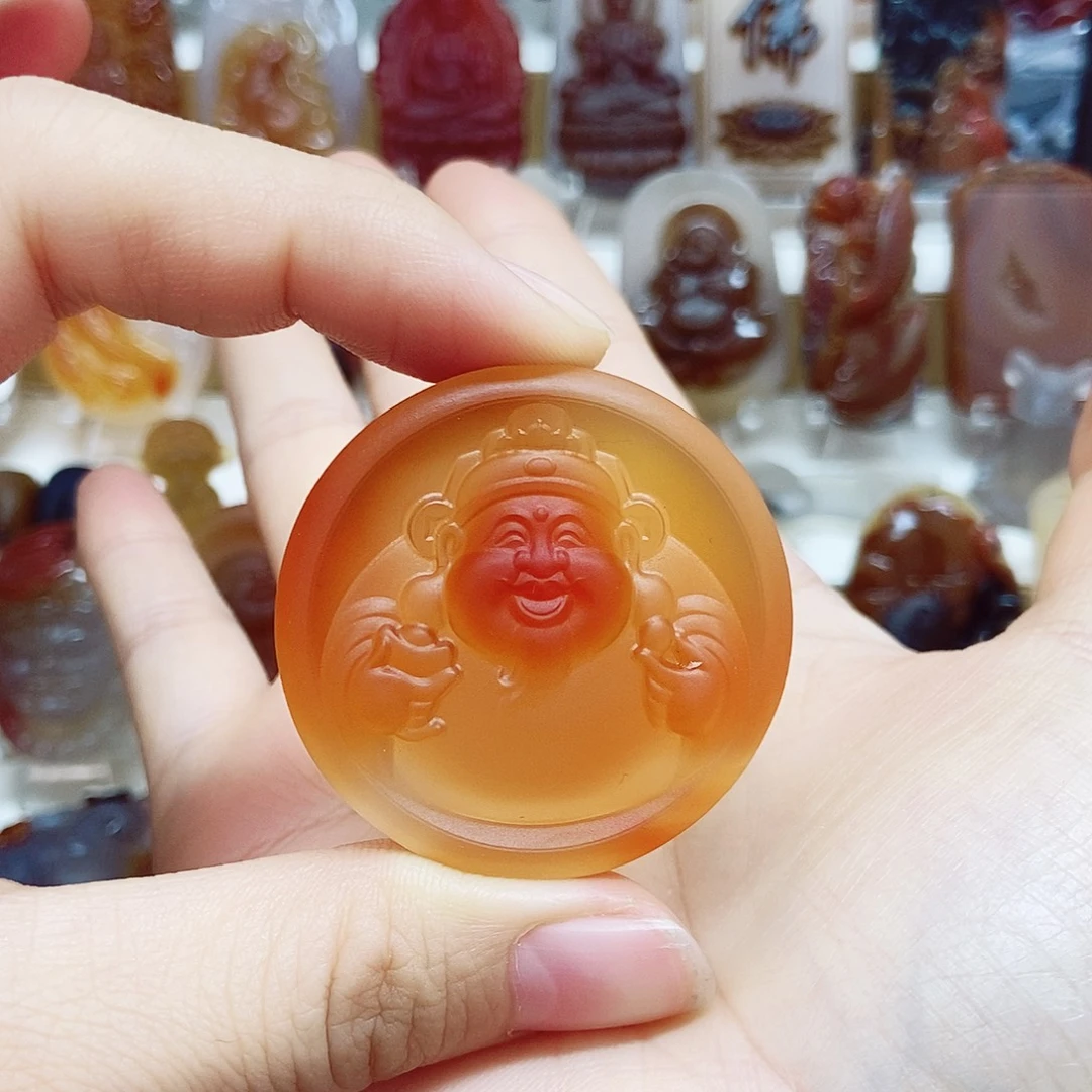 中***哥玛瑙/玉髓未镶嵌颈饰