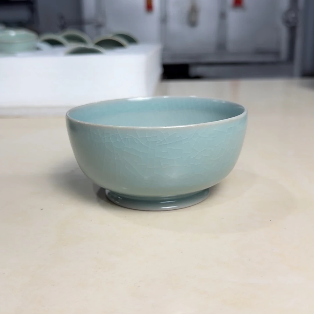 陶摆件全手工罗汉碗