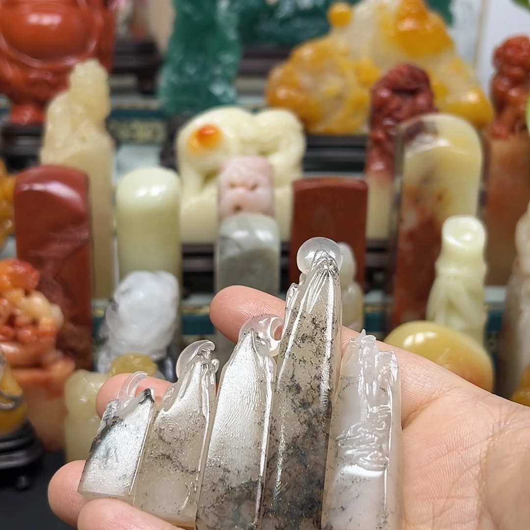 北***光印石寿山石印章雕刻工艺