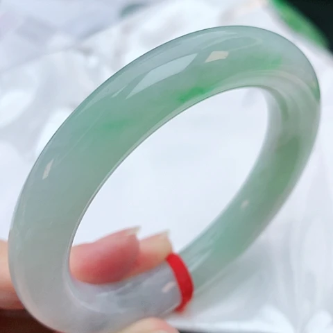 未镶嵌手镯翡翠54圆条882827