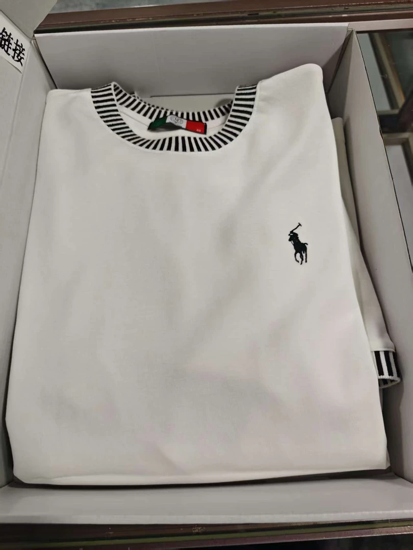 【17号】6043新款男士短袖宽松大码休闲时尚百搭圆领T恤