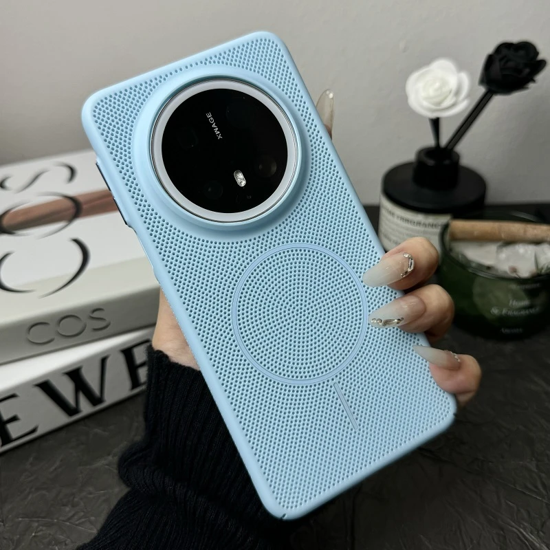 适用华为Mate70手机壳细圈磁吸Pura70 pro磨砂轻薄防摔苹果16新款