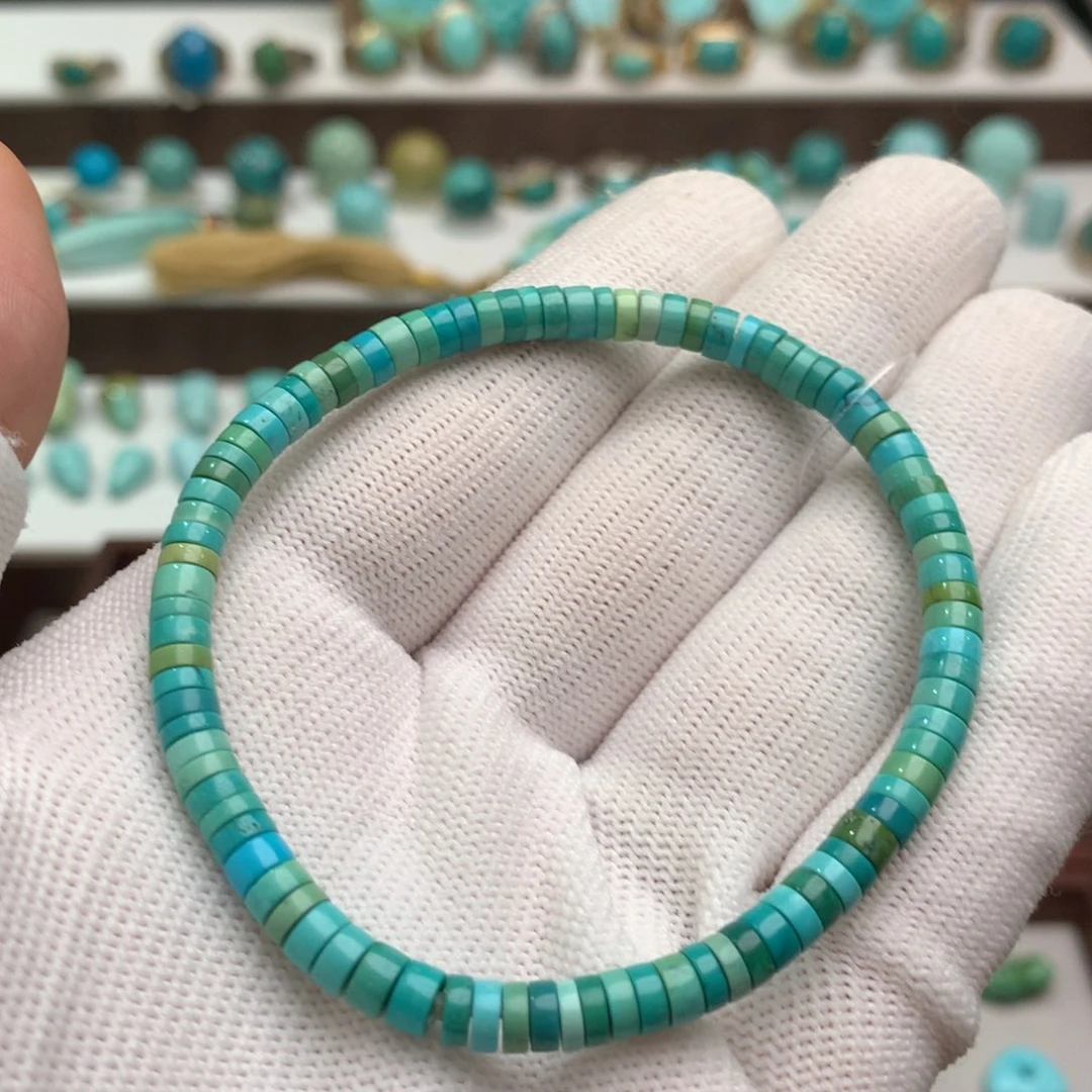 绿松石未镶嵌散珠