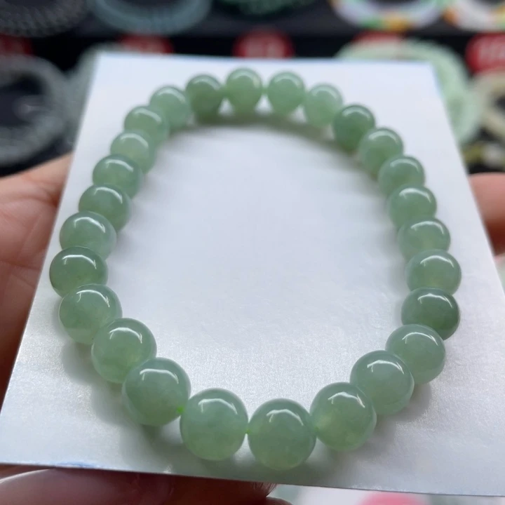 未镶嵌手链翡翠卡7.1有纹