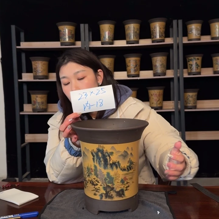 紫砂花盆紫砂花盆精品花盆