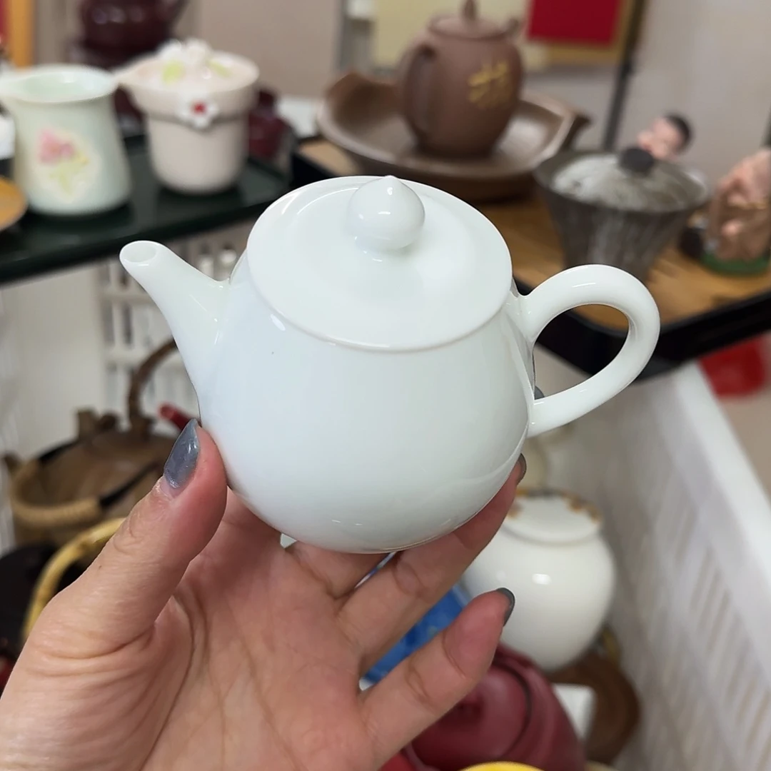微瑕陶瓷茶具茶壶茶杯