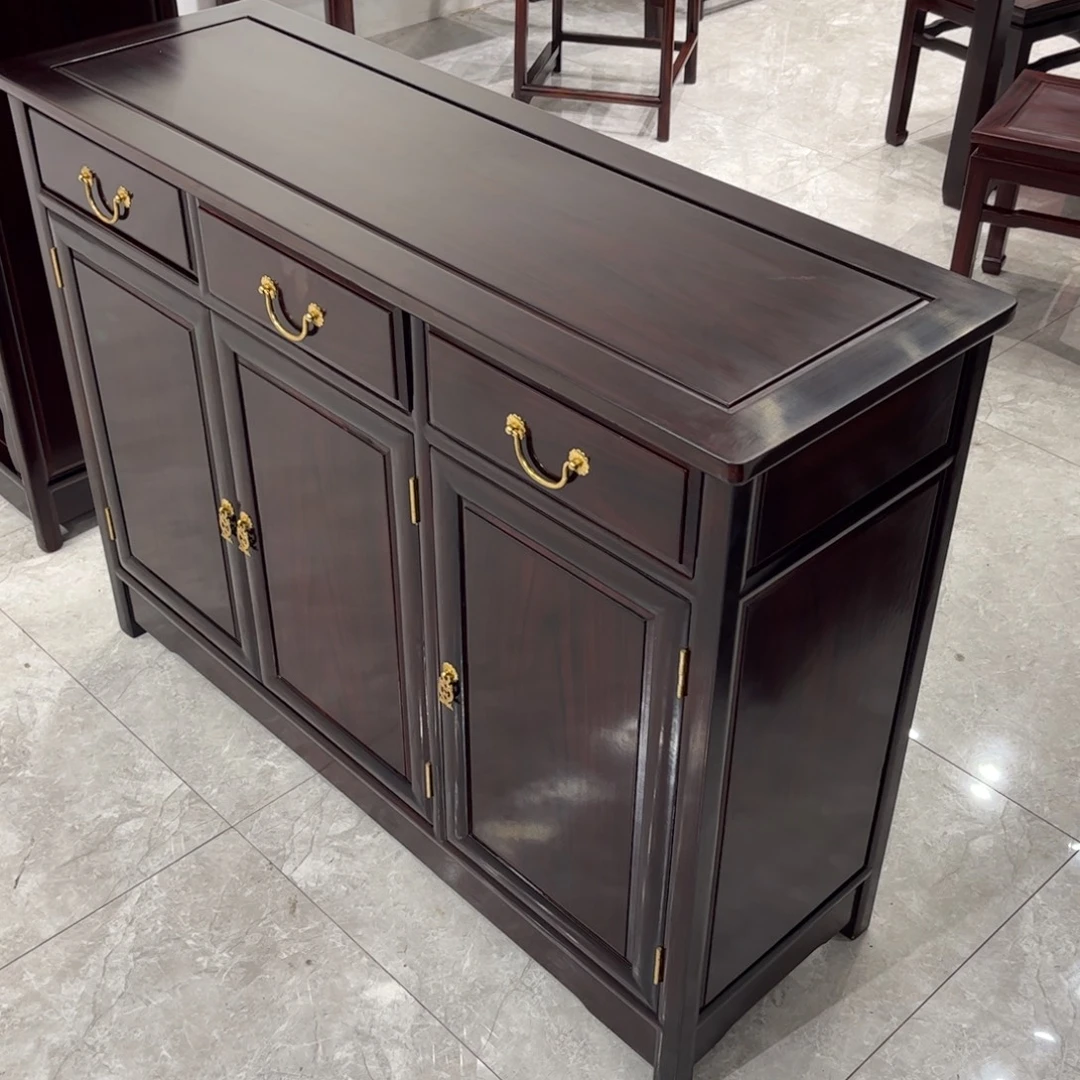 美***琴黑酸枝木类书柜餐边柜