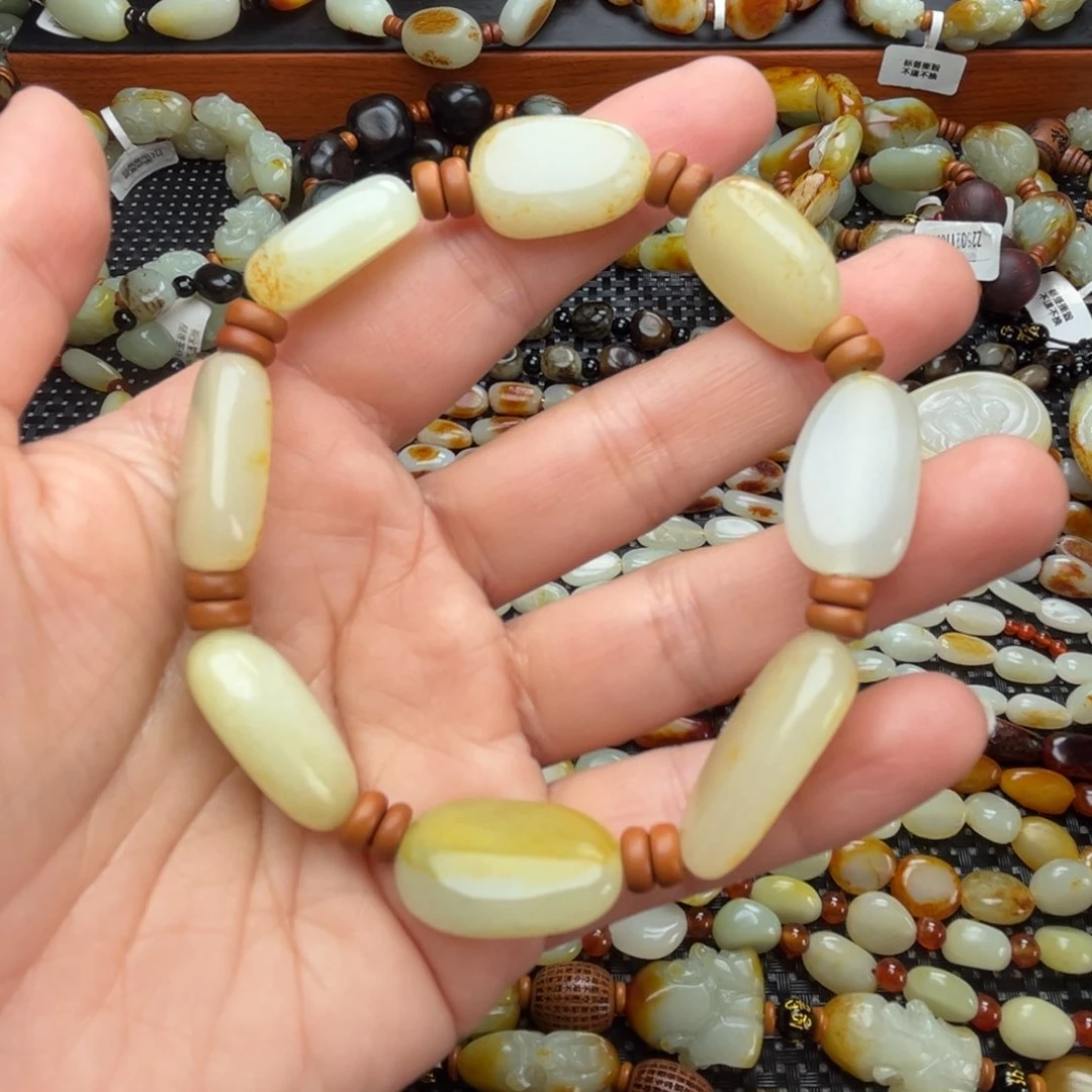 和田玉手链未镶嵌