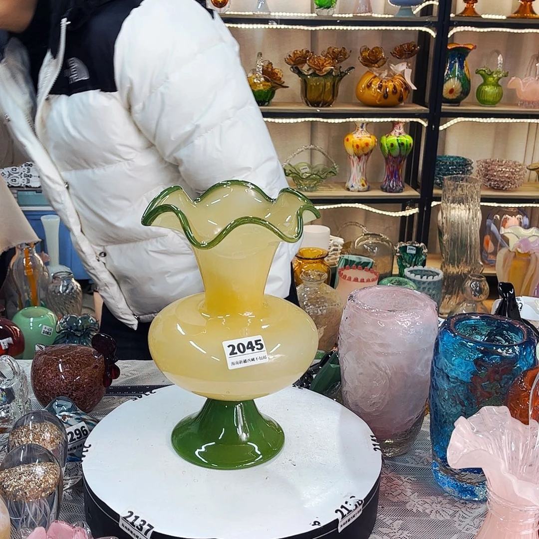 2045 琉璃花瓶摆件家悦不完美