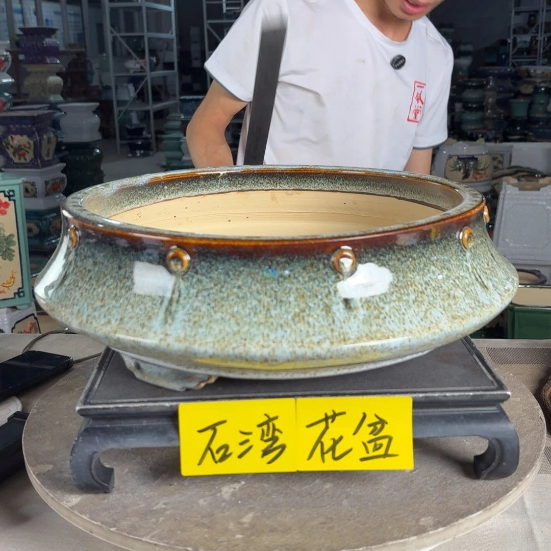 一风堂石湾花盆 内31*8