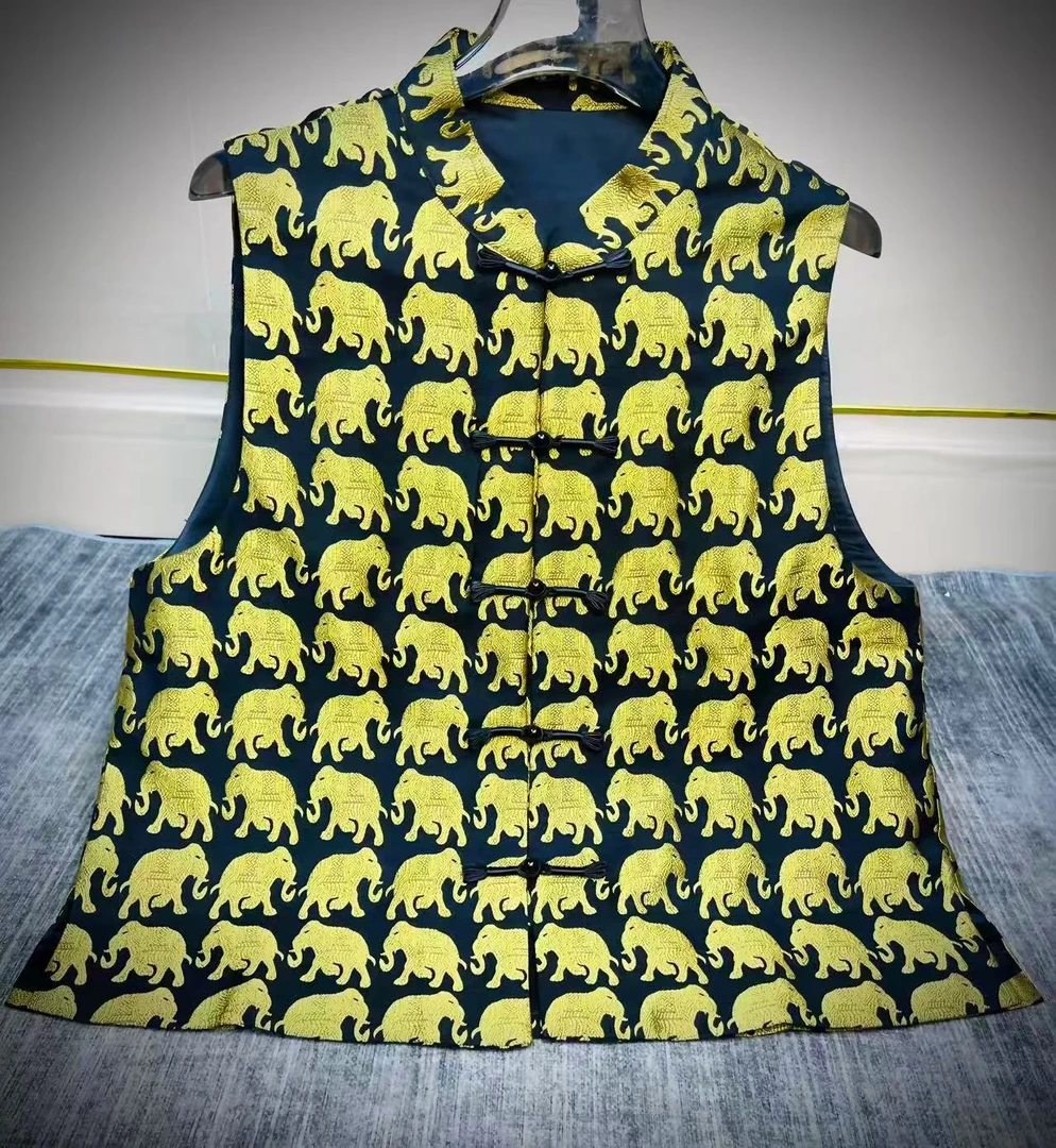 【金象满堂】2025款秋季立领国女款马甲