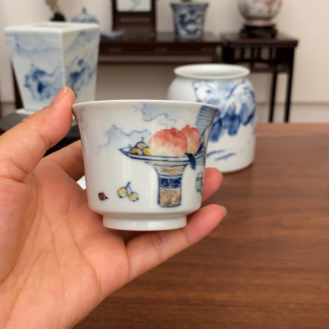 不***想景德镇陶瓷艺术茶器单杯