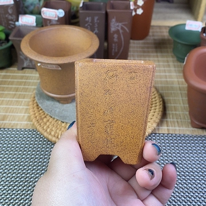 宜兴紫砂精品花盆