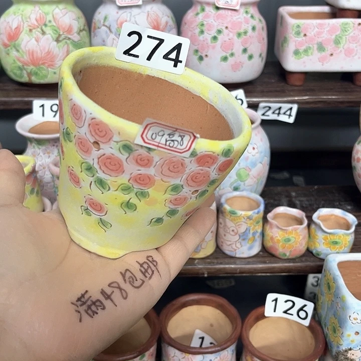 手工制作多肉花盆