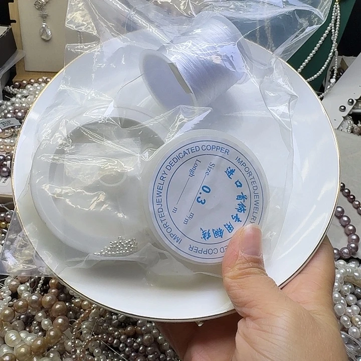 淡水珍珠耳饰合金