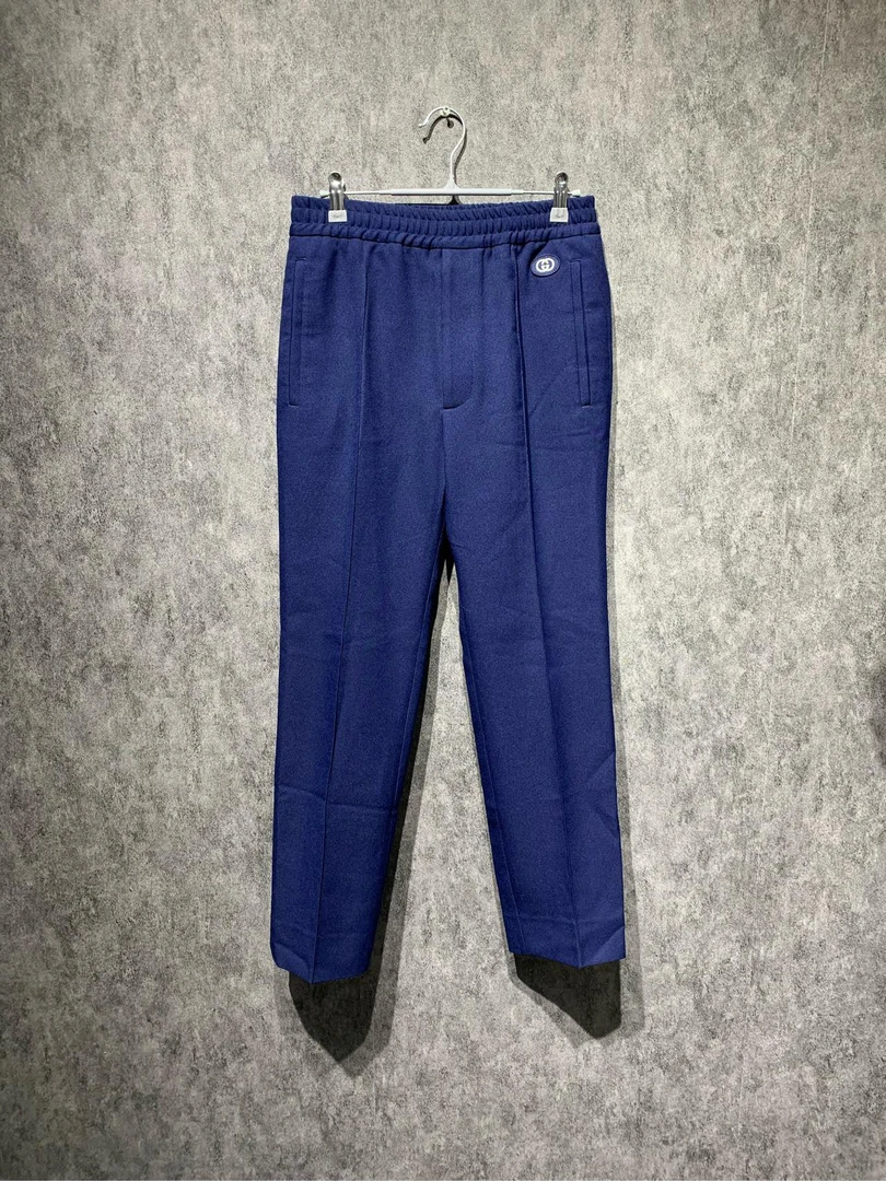 全新未使用  【Gucci】古驰双G刺绣logo长裤/44码/Y10237559