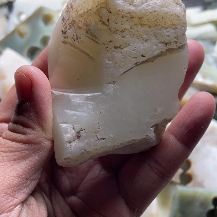 和田玉(糖玉)珠宝半成品未镶嵌荒***客