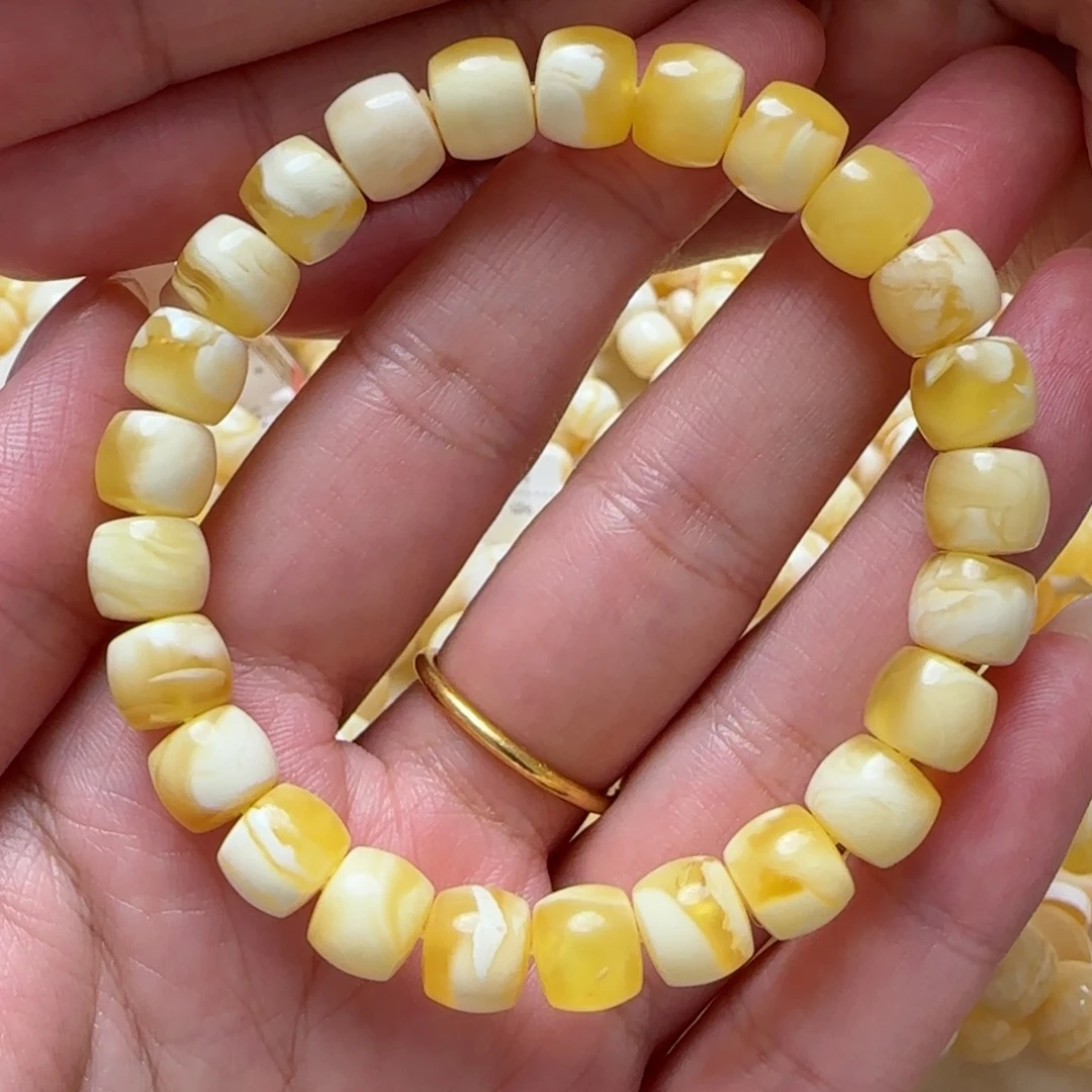 琥珀手链未镶嵌G****8蜜蜡