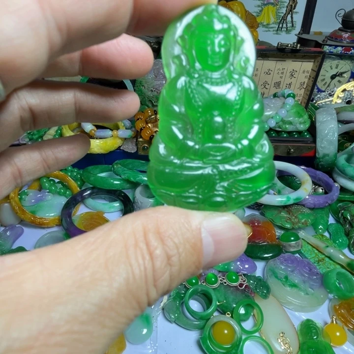拼***3滴血莲花菩提把件