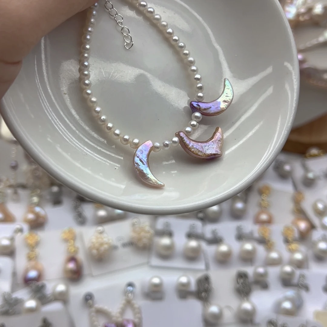 淡水珍珠未镶嵌颈饰