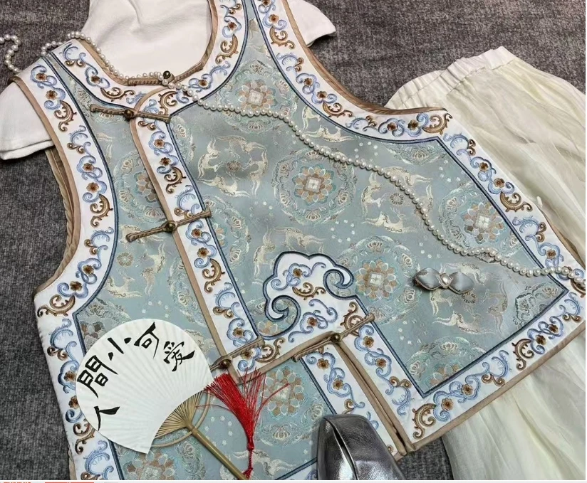 【团花似锦】春季新款重磅百搭马甲2025C1032-垚垚