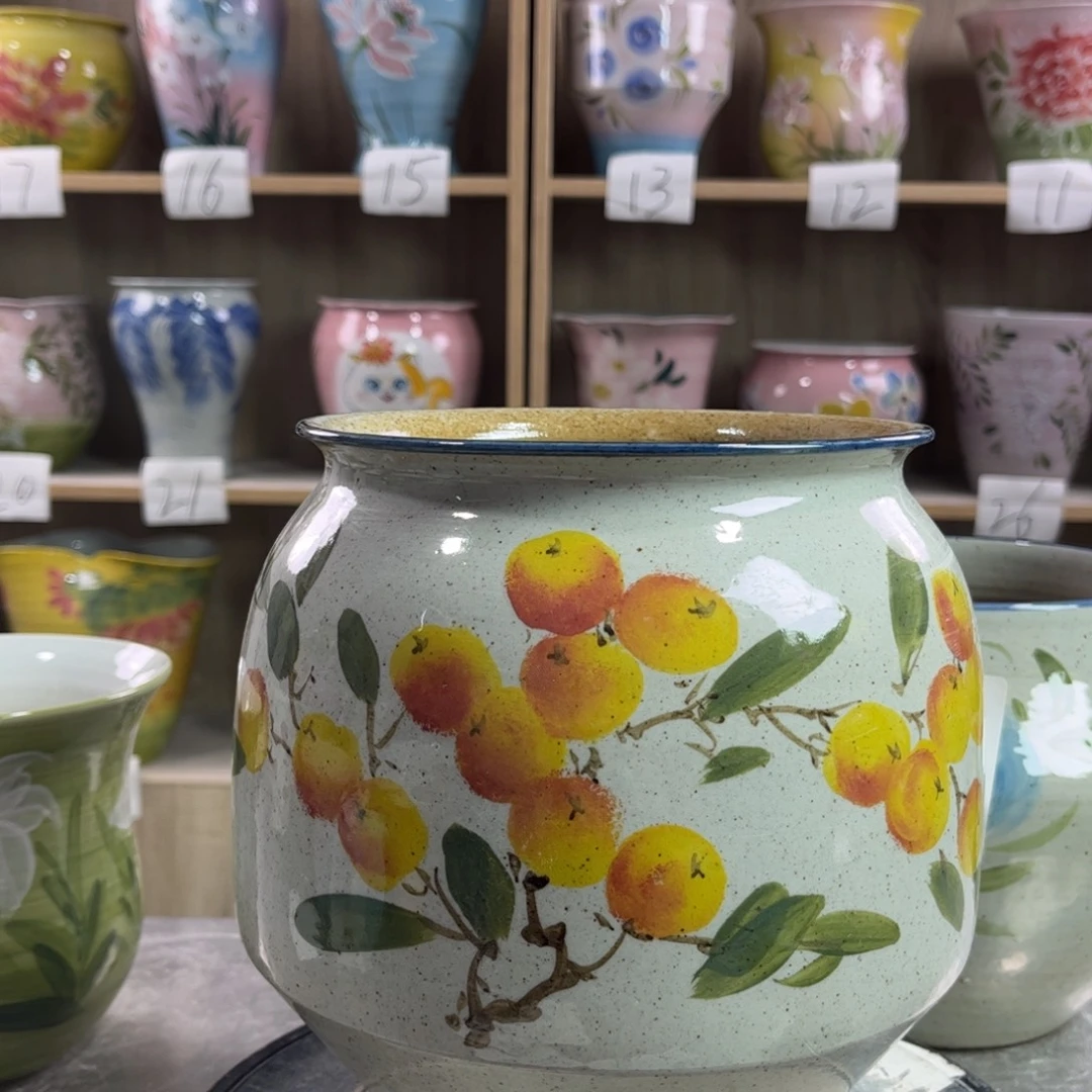 景德镇陶瓷花盆花盆