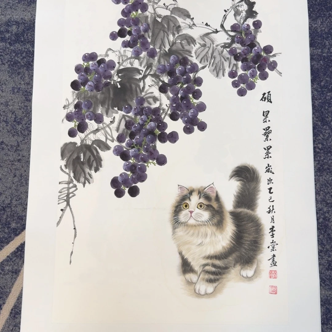 国画国画作品山水花鸟