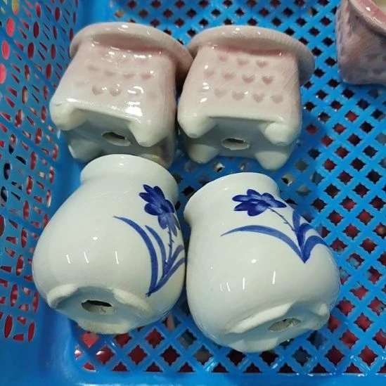 微瑕陶瓷盆12包邮
